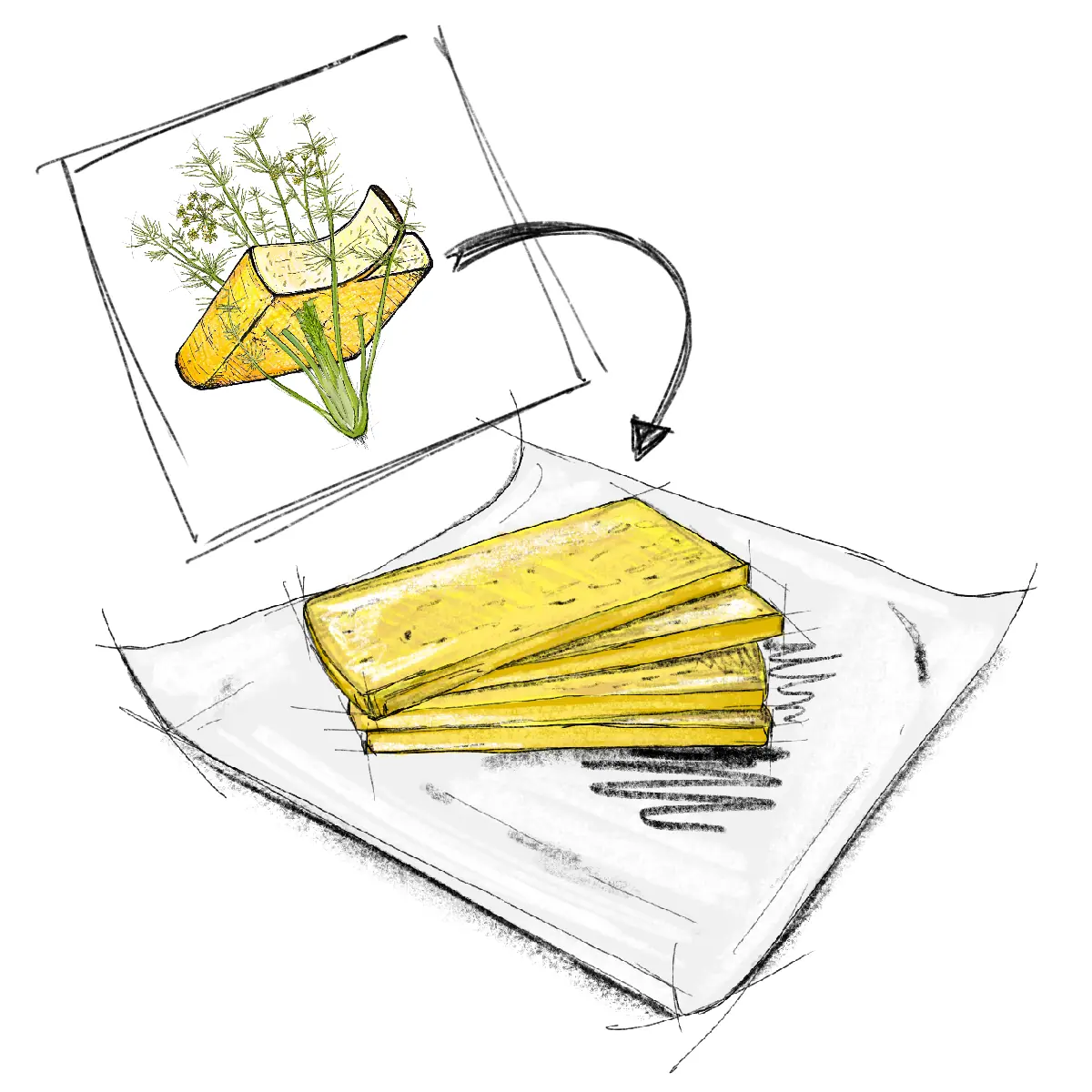 wildfenchel raclette päckli à 4 scheiben