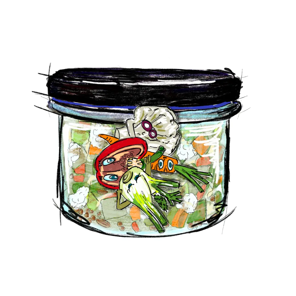 pickles gartengemüse