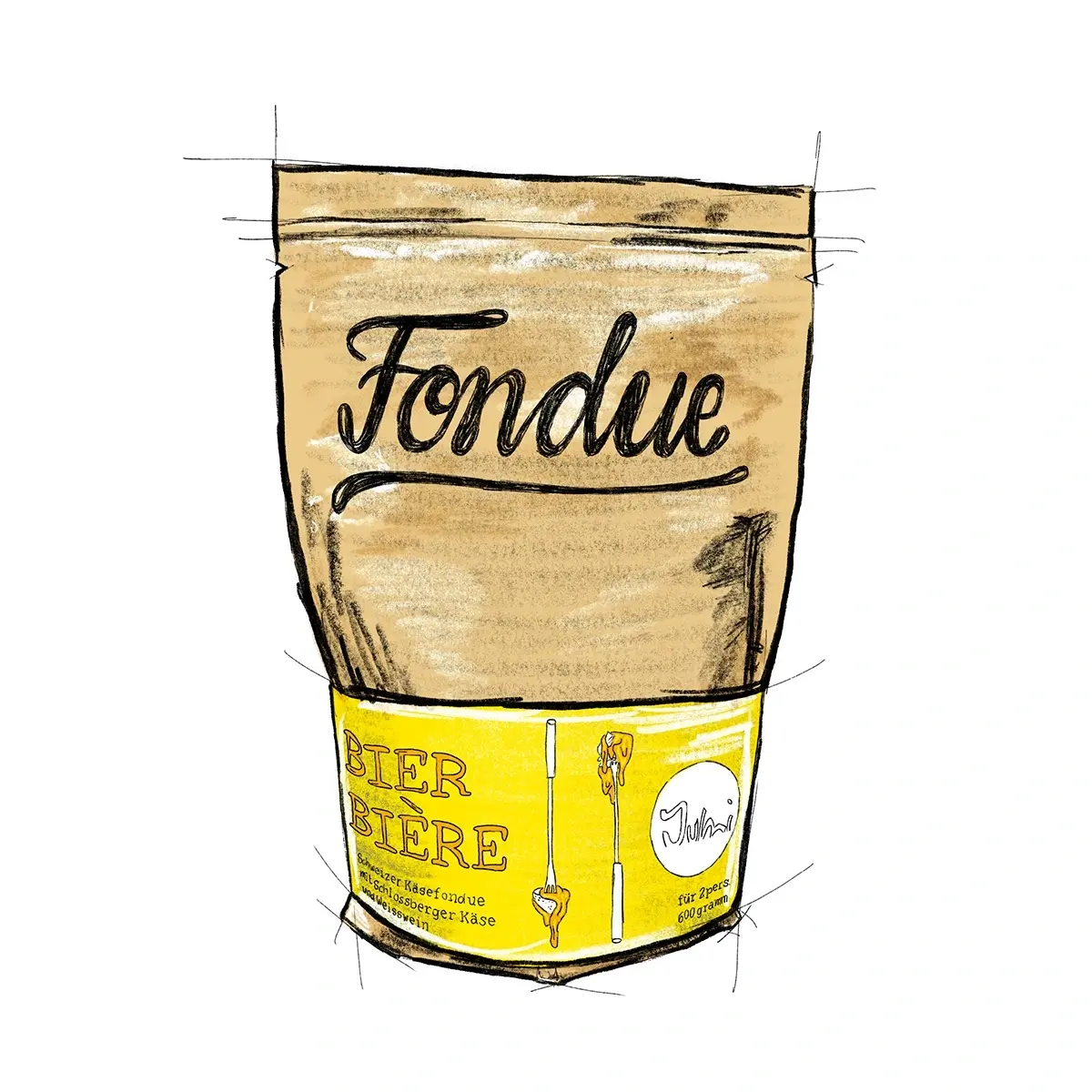 jumi fondue - bier/bière