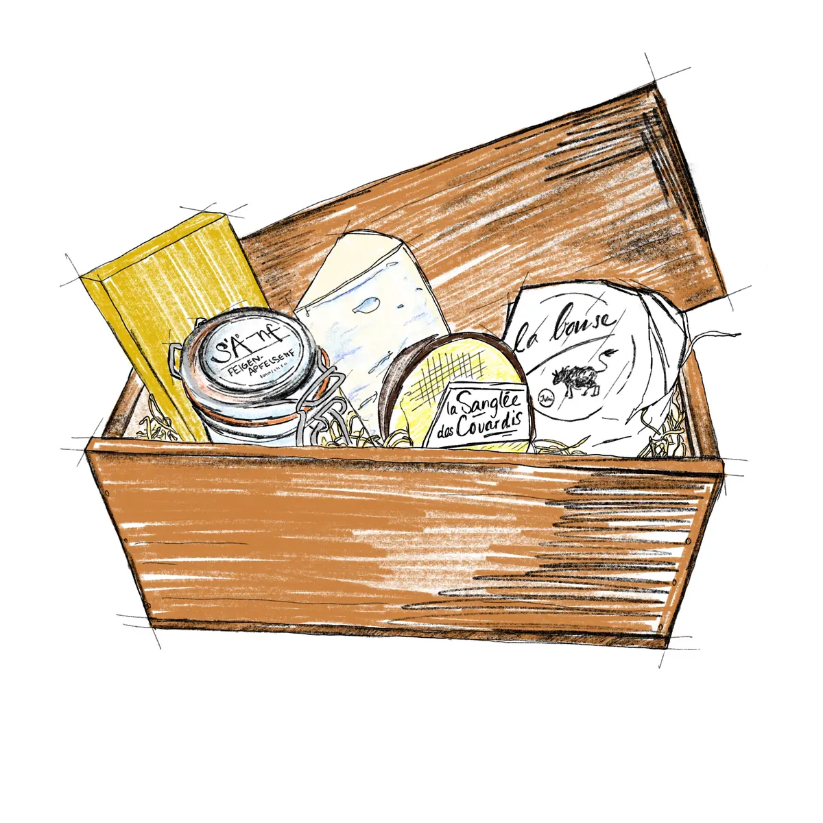 käse geschenk-kiste