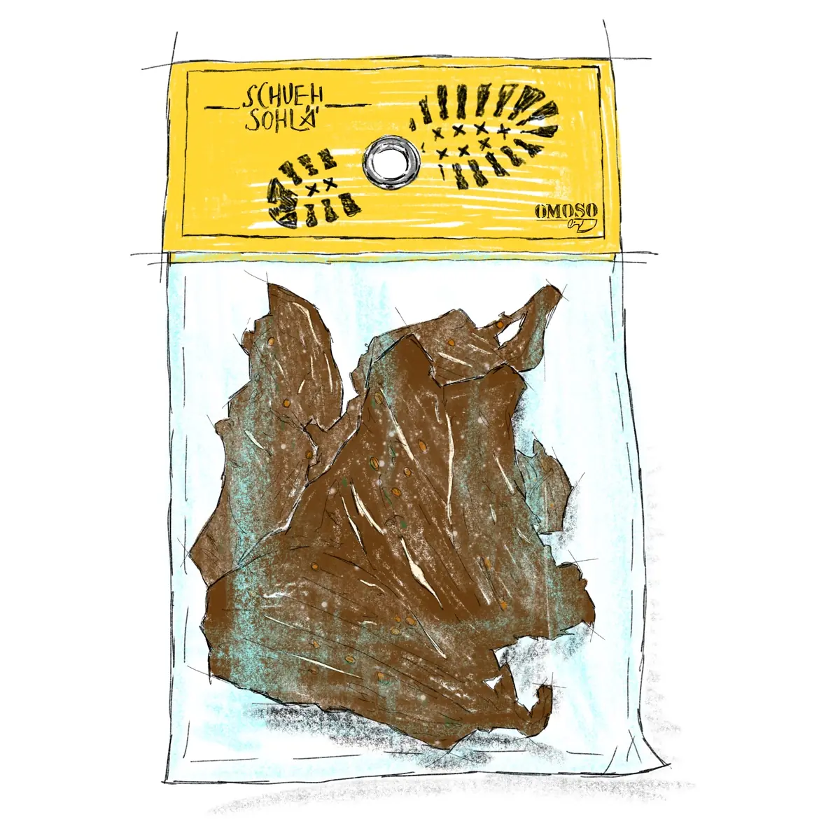 schuhsohle (beef jerky) 100g