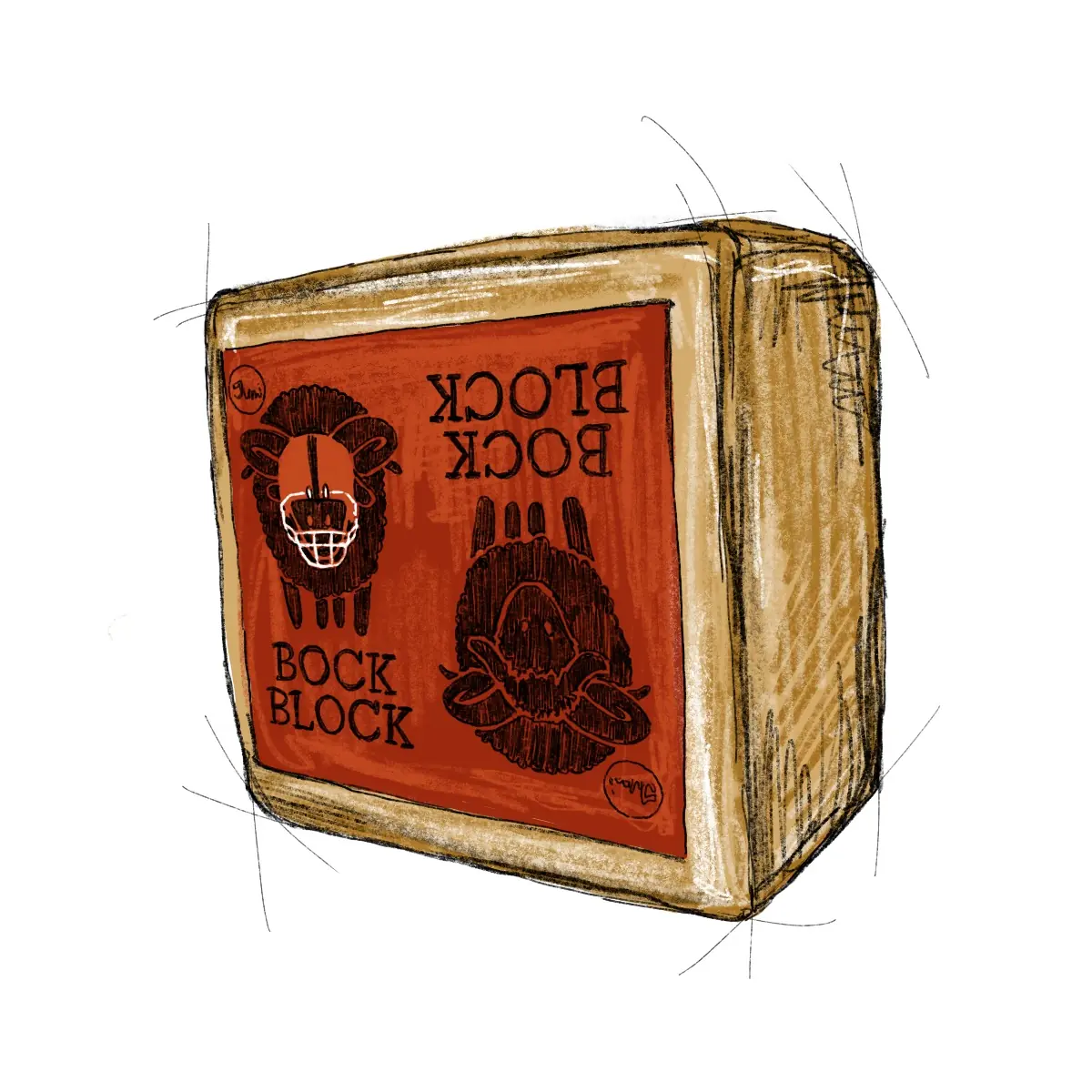 bock block junior 1/8 à ca. 220g