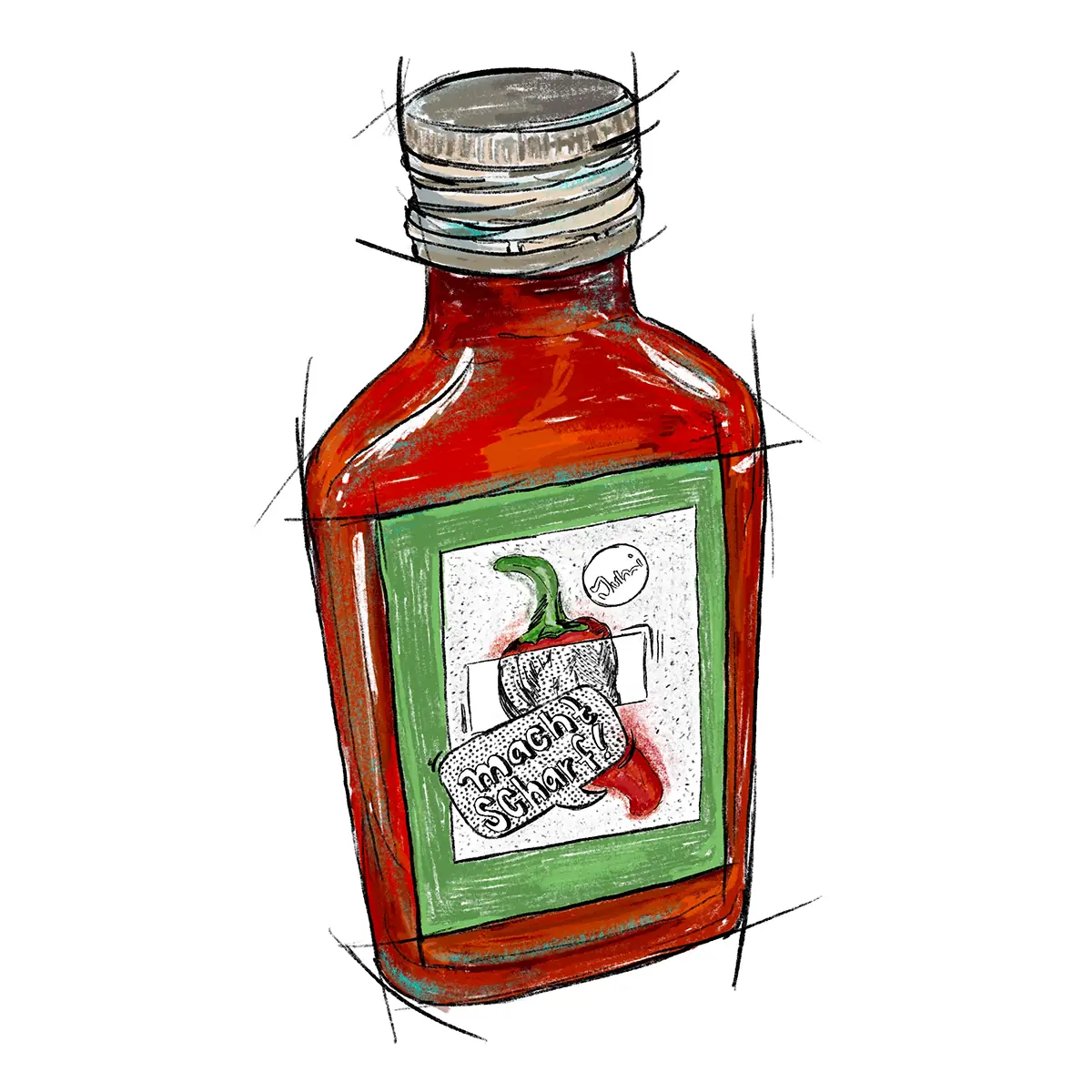 macht scharf (chili sauce) à 100ml